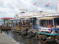 Stop by the deck bar for a refreshing drink